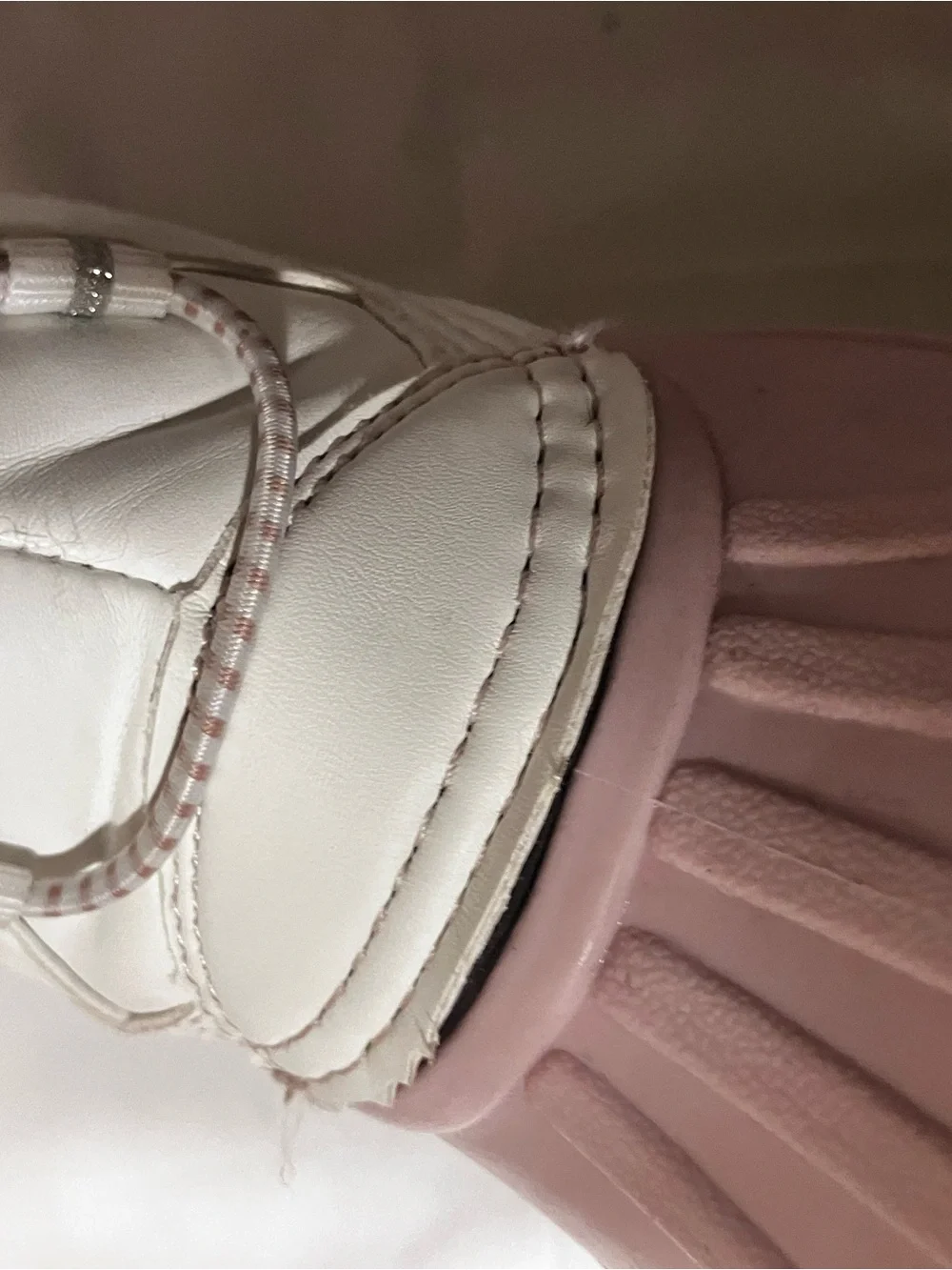 Khombu Toddler Girls Size 12 Pink White Waterproof Snow Boots Faux Fur Duck Boot